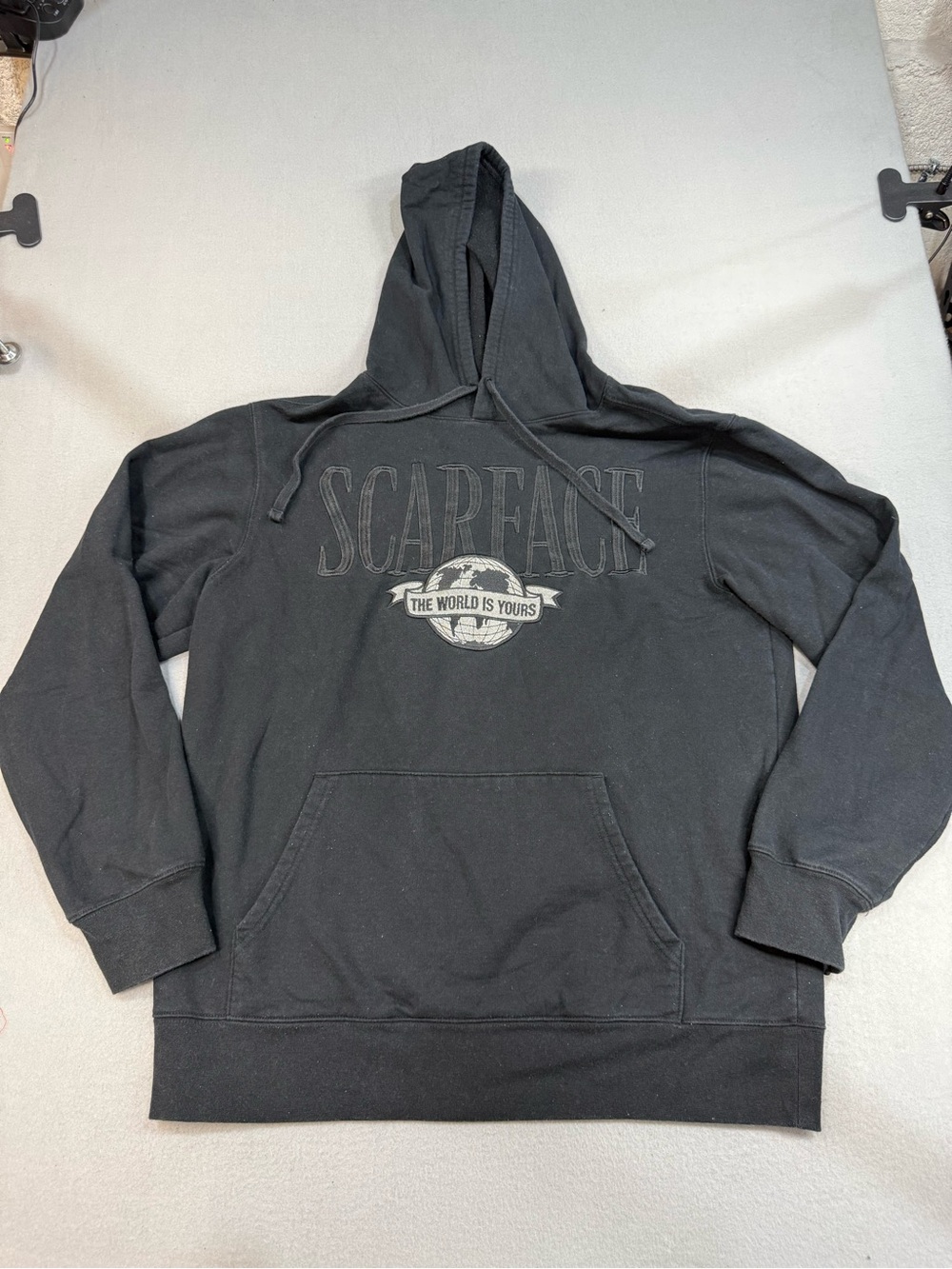 Scarface Black Graphic Pullover Hoodie